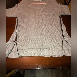 RACHEL Rachel Roy Gray Tunic Top